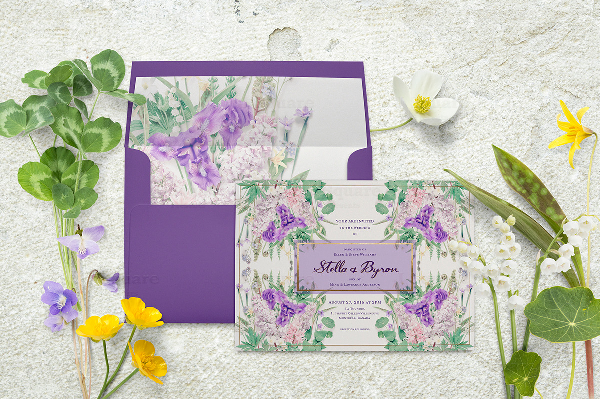 Download A7 SQ CardSet MockUp w/ Flower Props | Creative Photoshop ...