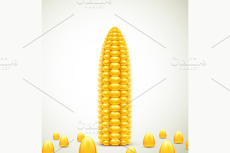 Corn Background | Illustrator Graphics ~ Creative Market