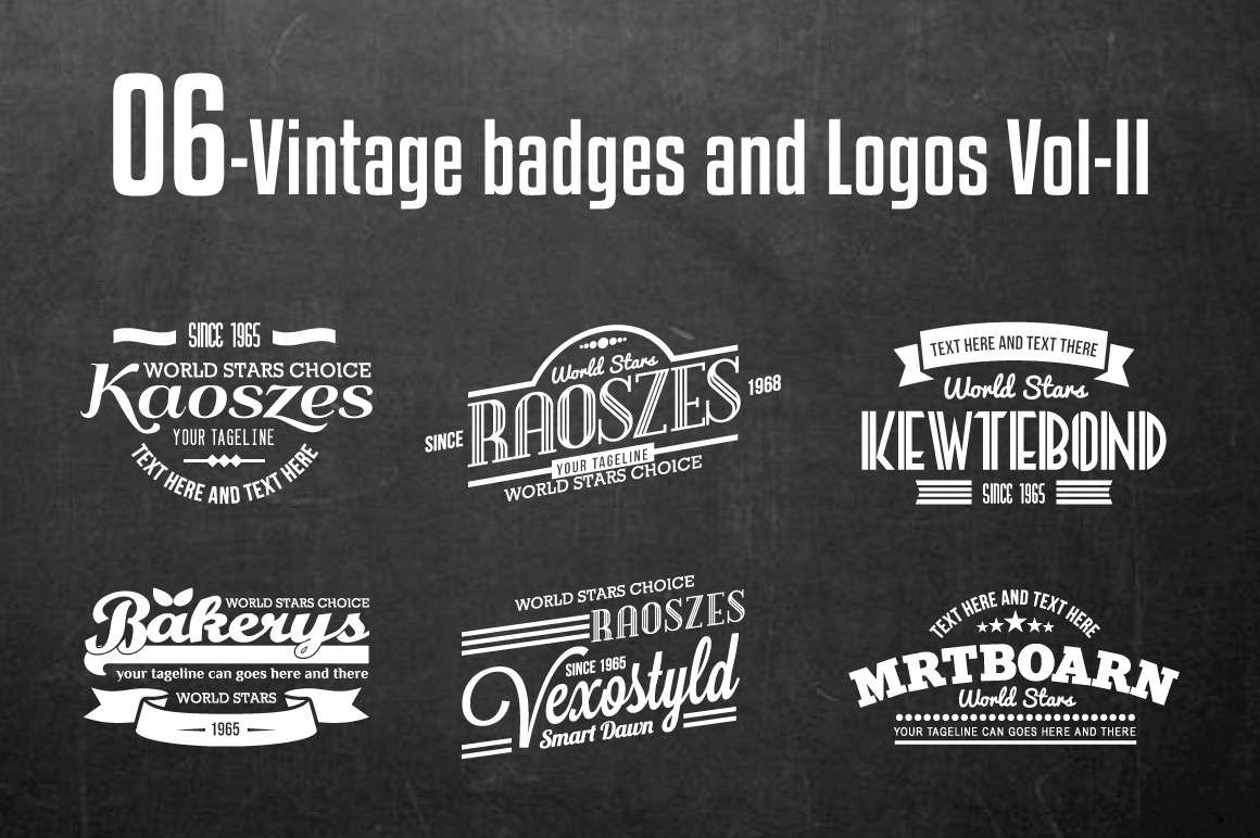 Vintage Badges and Logos Vol-2 | Branding & Logo Templates ~ Creative ...