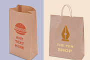 Download 5 Photo-realistic Paper Bag Mockups | Creative Photoshop ...