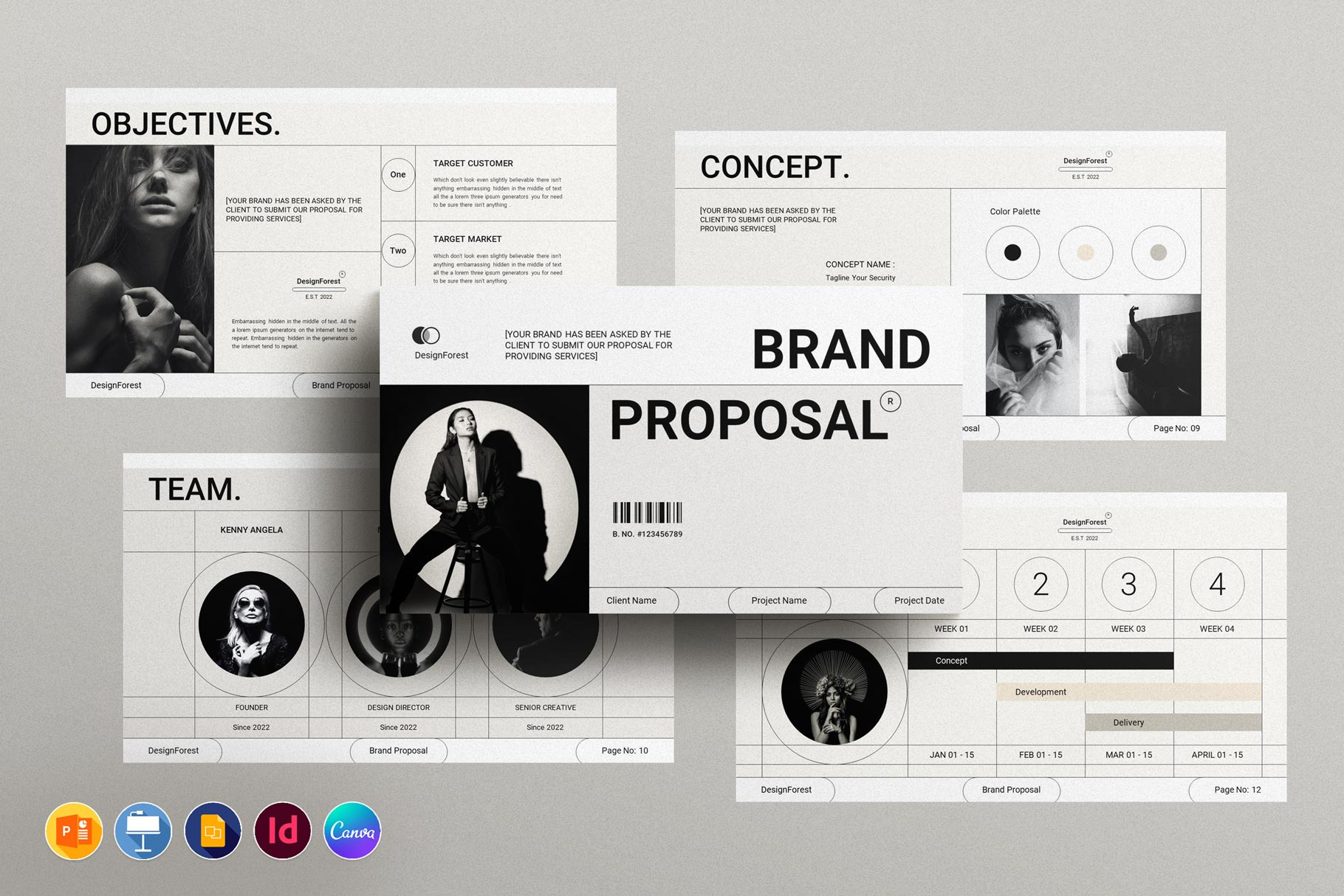 brand proposal presentation examples