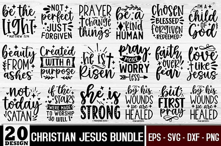 Christian Bible Verse Stickers PNG  Education Illustrations ~ Creative  Market