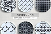 Moroccan Seamless patterns vol1 | Pre-Designed Illustrator Graphics