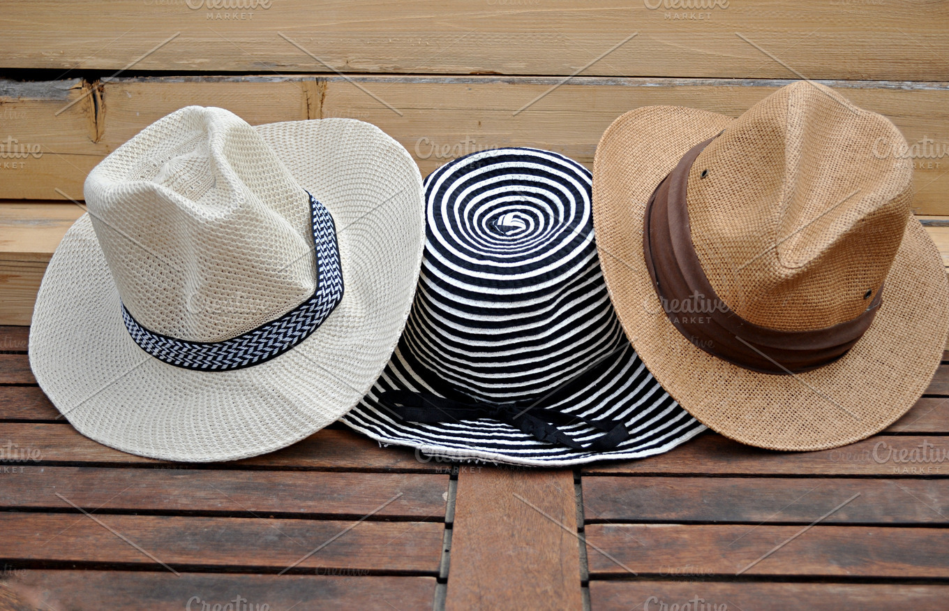 Hats featuring isolated, straw, and background | Abstract Stock Photos