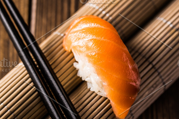 salmon nigiri pillow