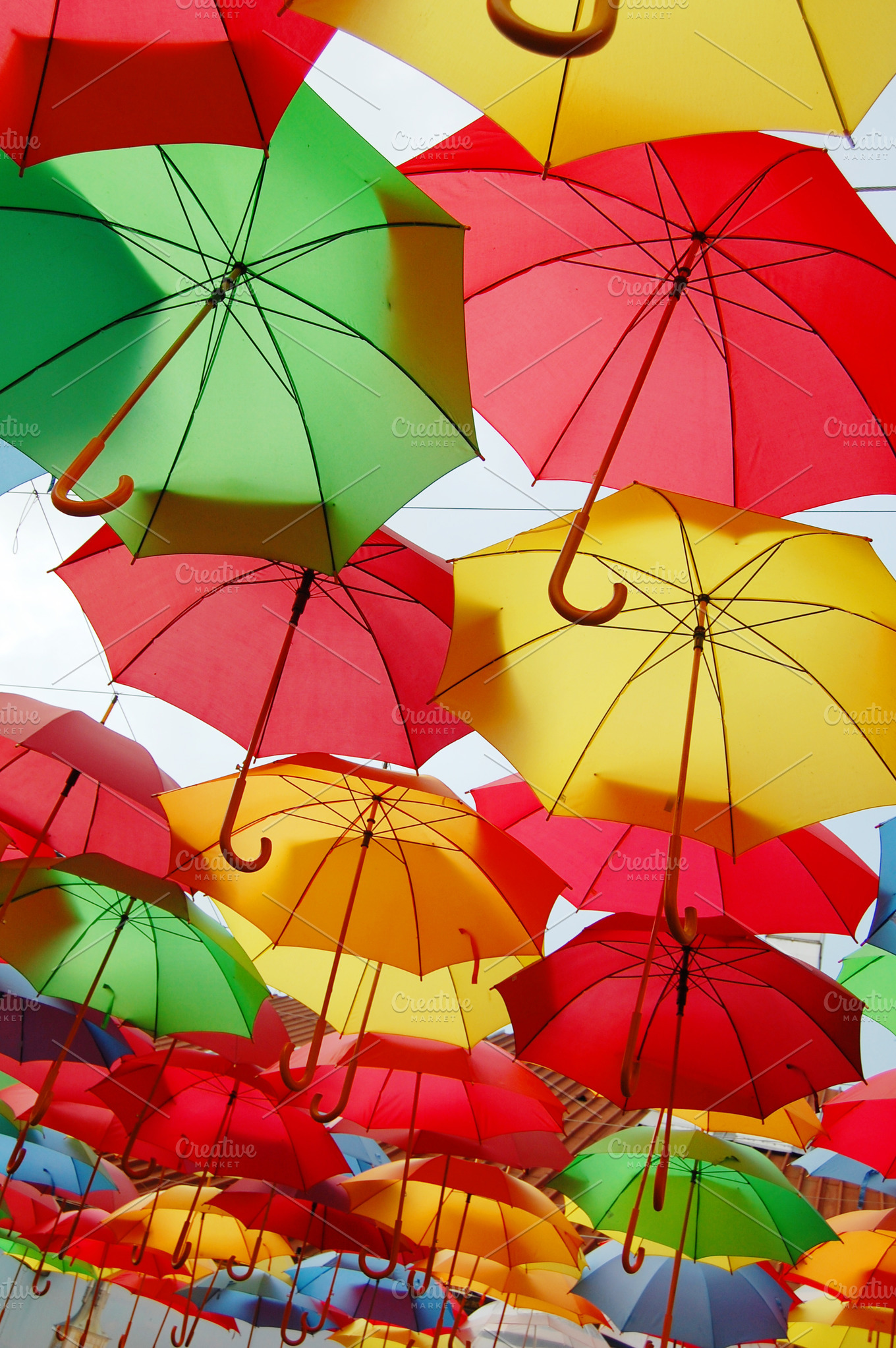 Colorful Umbrella Background High Quality Arts Entertainment Stock Photos Creative Market