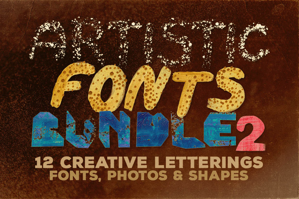 artistic-fonts-bundle-2-display-fonts-creative-market