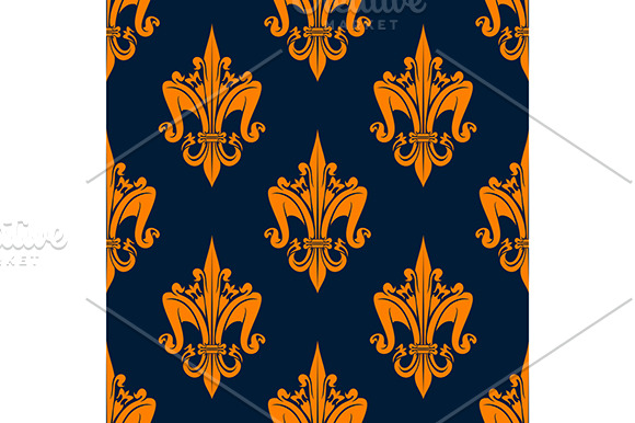 Victorian Seamless Floral Pattern Pre Designed Illustrator Graphics Creative Market