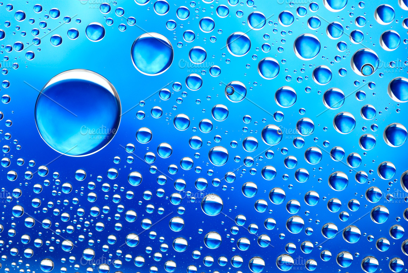 Blue Water Drops Background Stock Photo Containing Abstract And Air