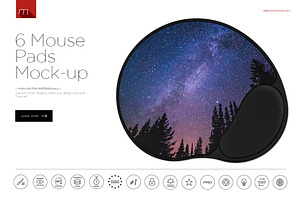 Download 6 Mouse Pads Mock Up Creative Photoshop Templates Creative Market