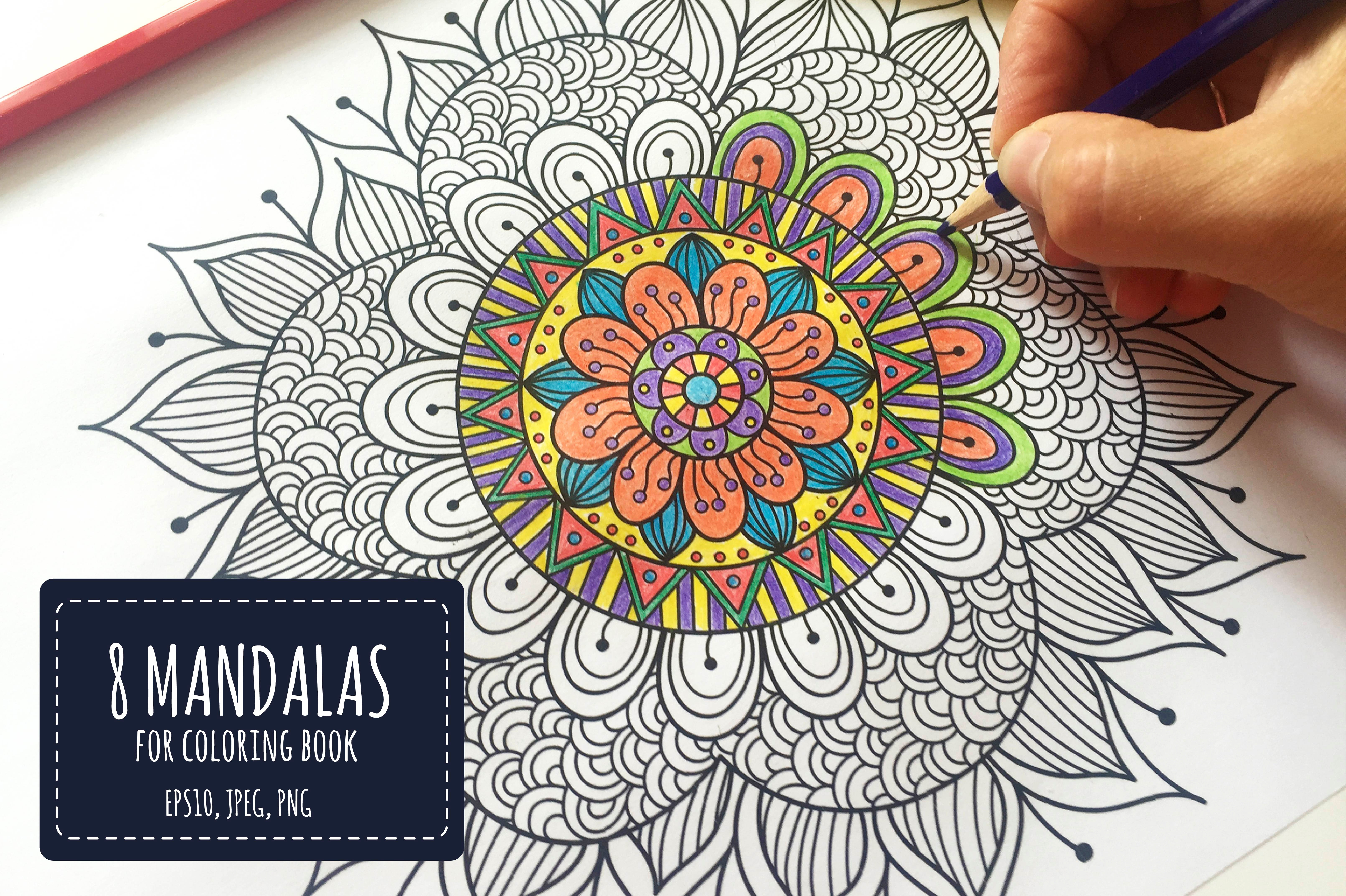 Mandalas collection PreDesigned Illustrator Graphics