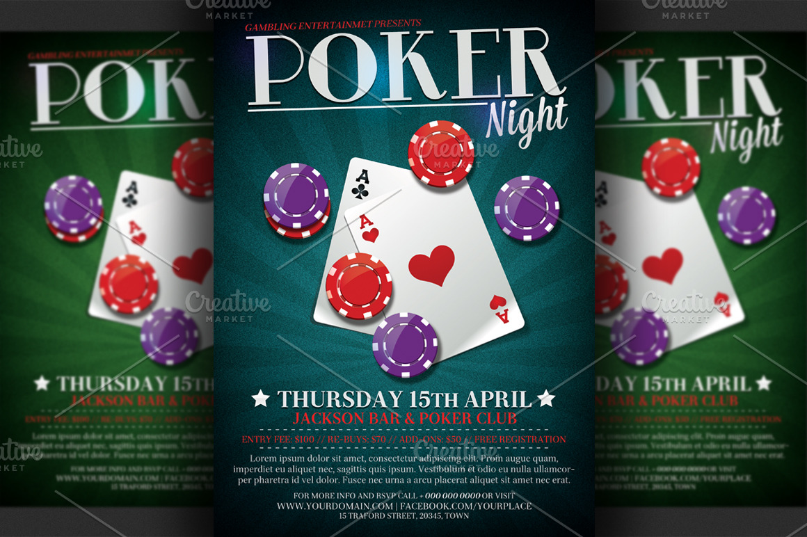 Free Casino Night Flyer Template from images.creativemarket.com