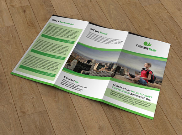 Trifold Business Brochure - V30 | Brochure Templates ~ Creative Market