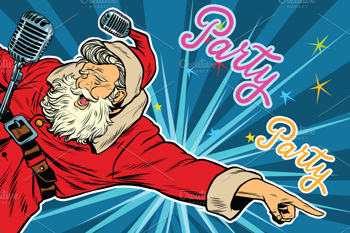 Christmas party | People Illustrations ~ Creative Market