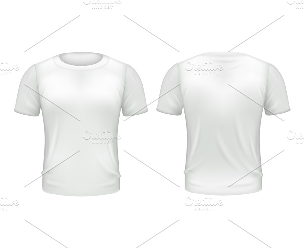 White T-shirt | Graphic Objects ~ Creative Market