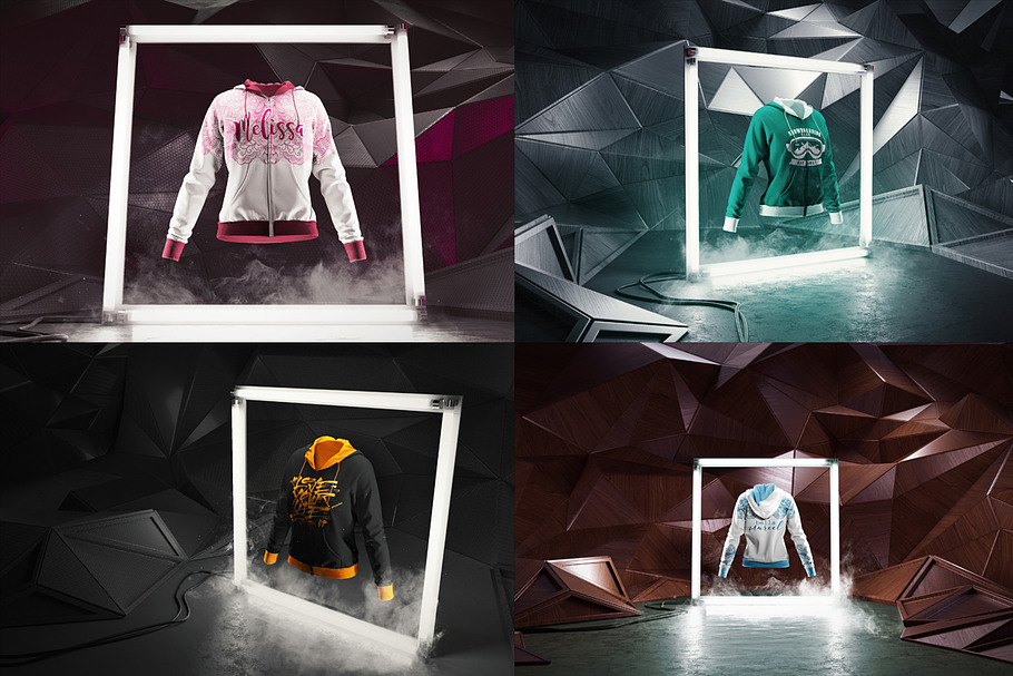 Download Women Hoodie Mock-up/Animated shots | Creative Photoshop ...