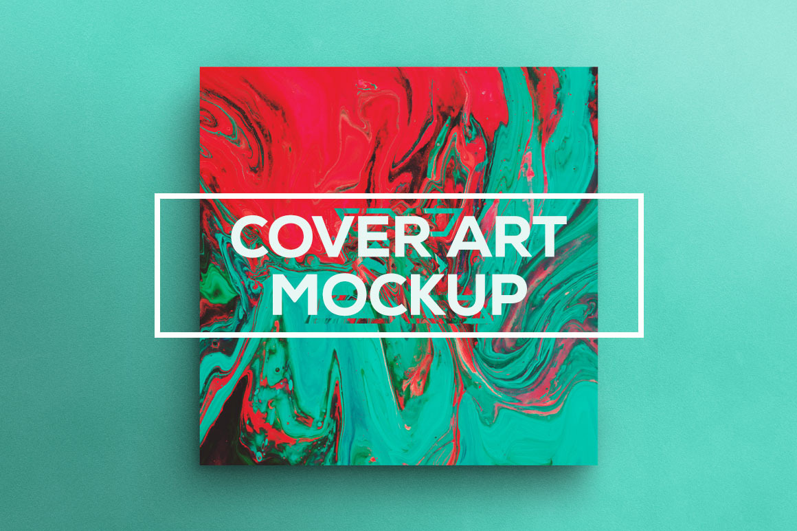 Download Cover Art Mockup Creative Illustrator Templates Creative Market