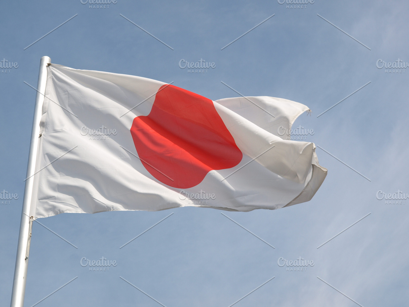 Flag of japan containing flag, flags, and japan | Abstract Stock Photos ...