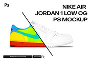 Nike Air Force 1 Low Blank Template