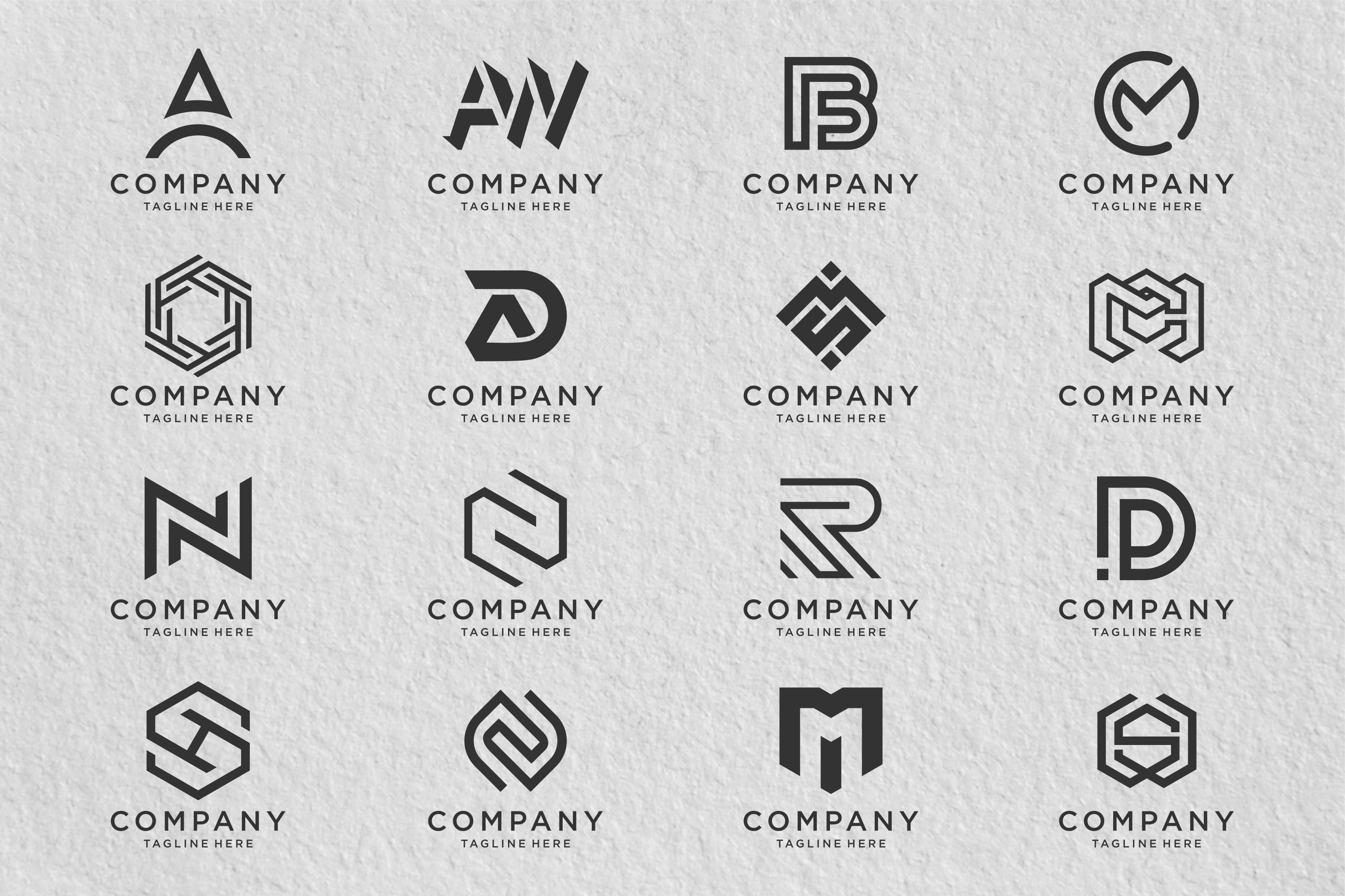 Monogram icon logo PM  Branding & Logo Templates ~ Creative Market