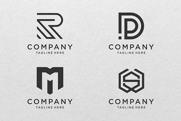 Monogram icon logo PM  Branding & Logo Templates ~ Creative Market