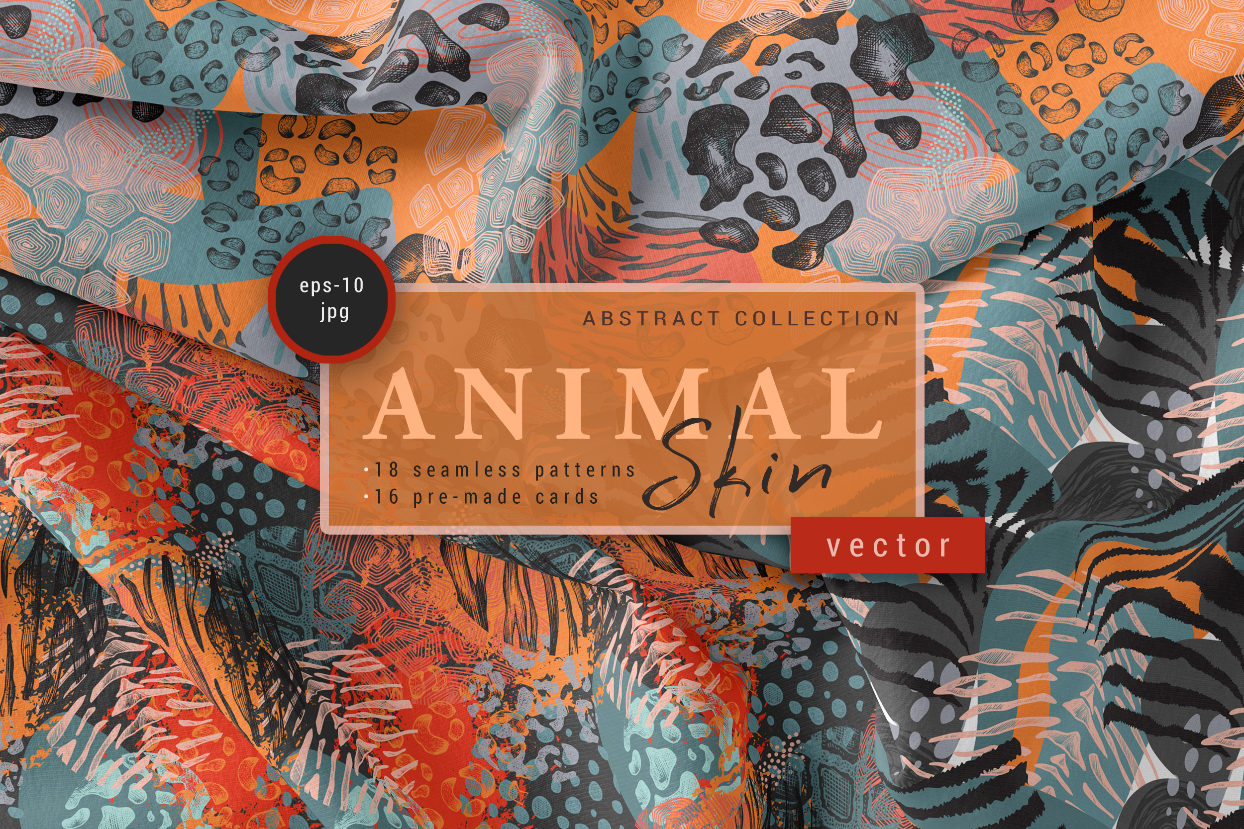 Animal skin abstract collection Creative Market