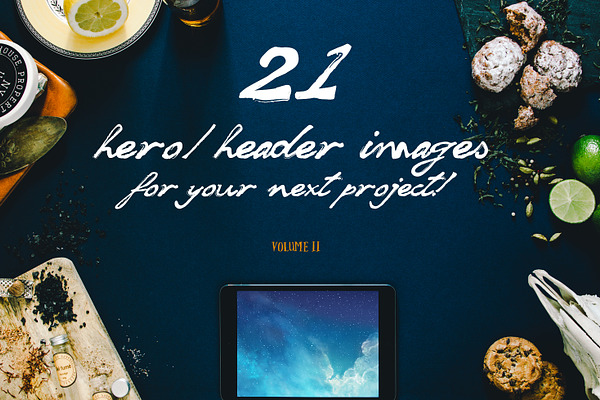 Download 21 Hero/Header images Vol.2 | Creative Photoshop Templates ~ Creative Market