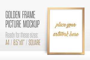 Silver Frame Picture Mockup | Creative Photoshop Templates ~ Creative ...