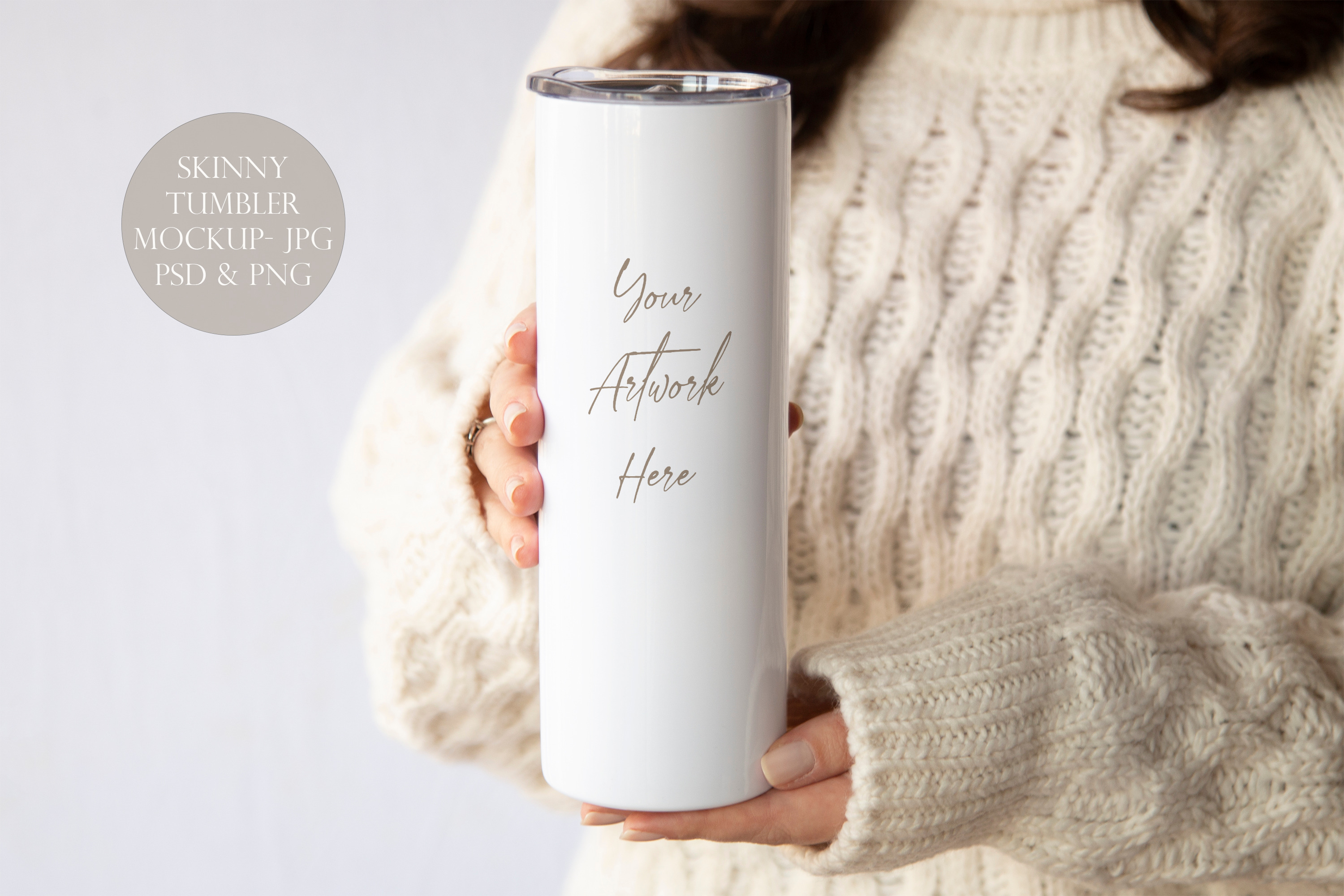 16oz Acrylic Skinny Tumbler Template SVG, PNG, PSD and Docx 