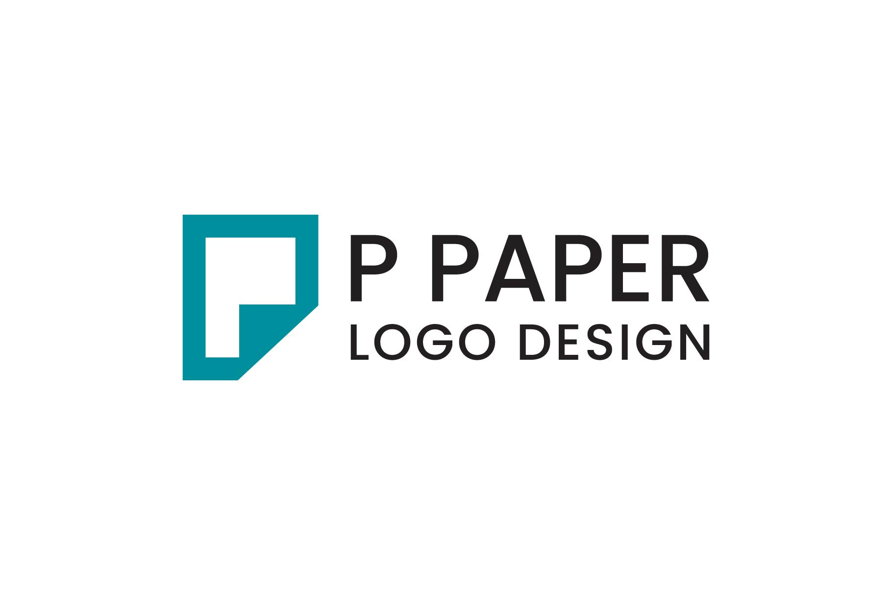 P Paper Logo Design | Branding & Logo Templates ~ Creative Market