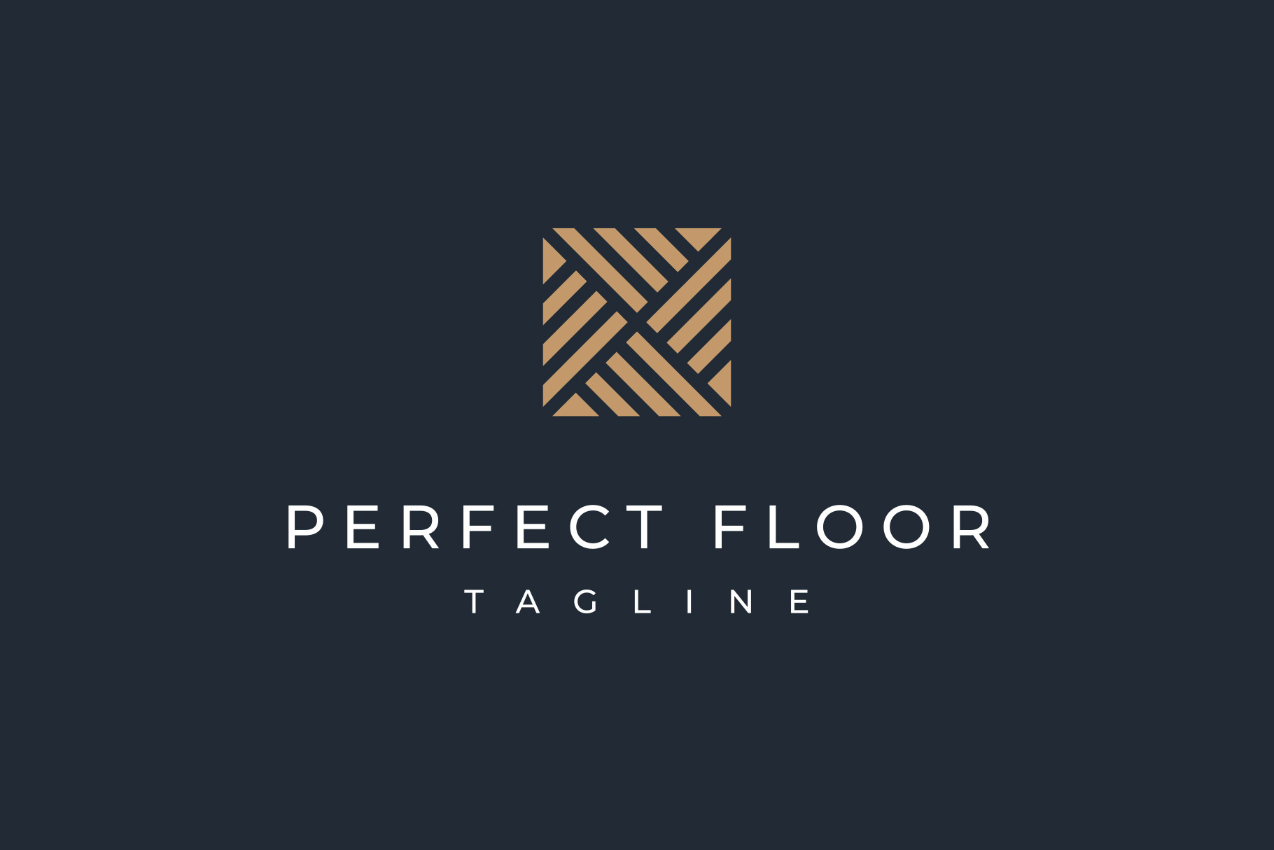 Wooden Parquet Floor Logo Design | Branding & Logo Templates ~ Creative ...