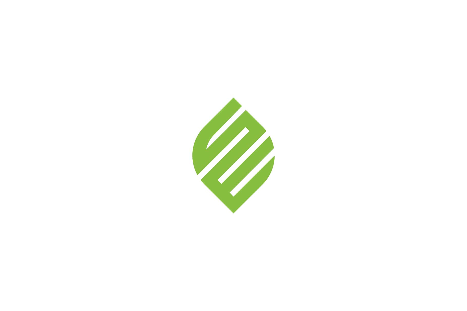 SE or SW Leaf Logo | Illustrator Templates ~ Creative Market