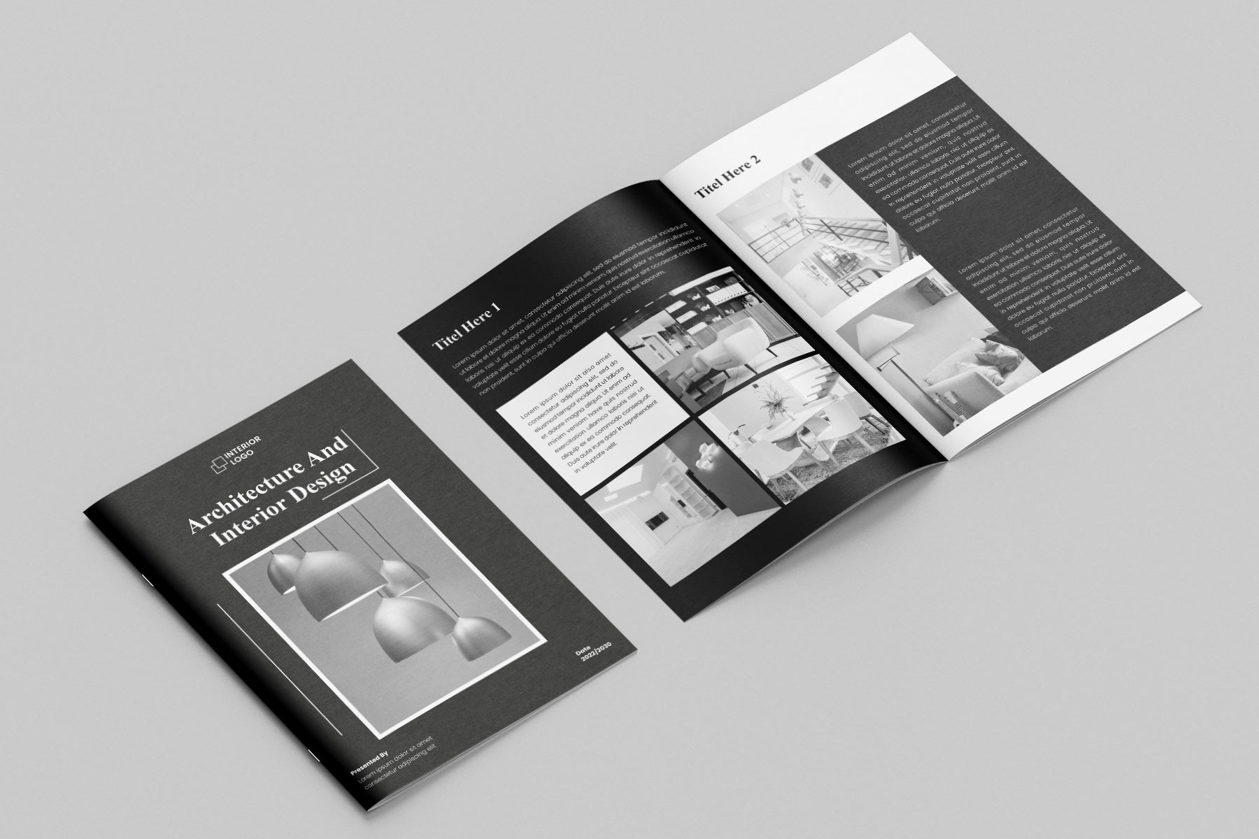 Architecture Portfolio Layout | Creative Market