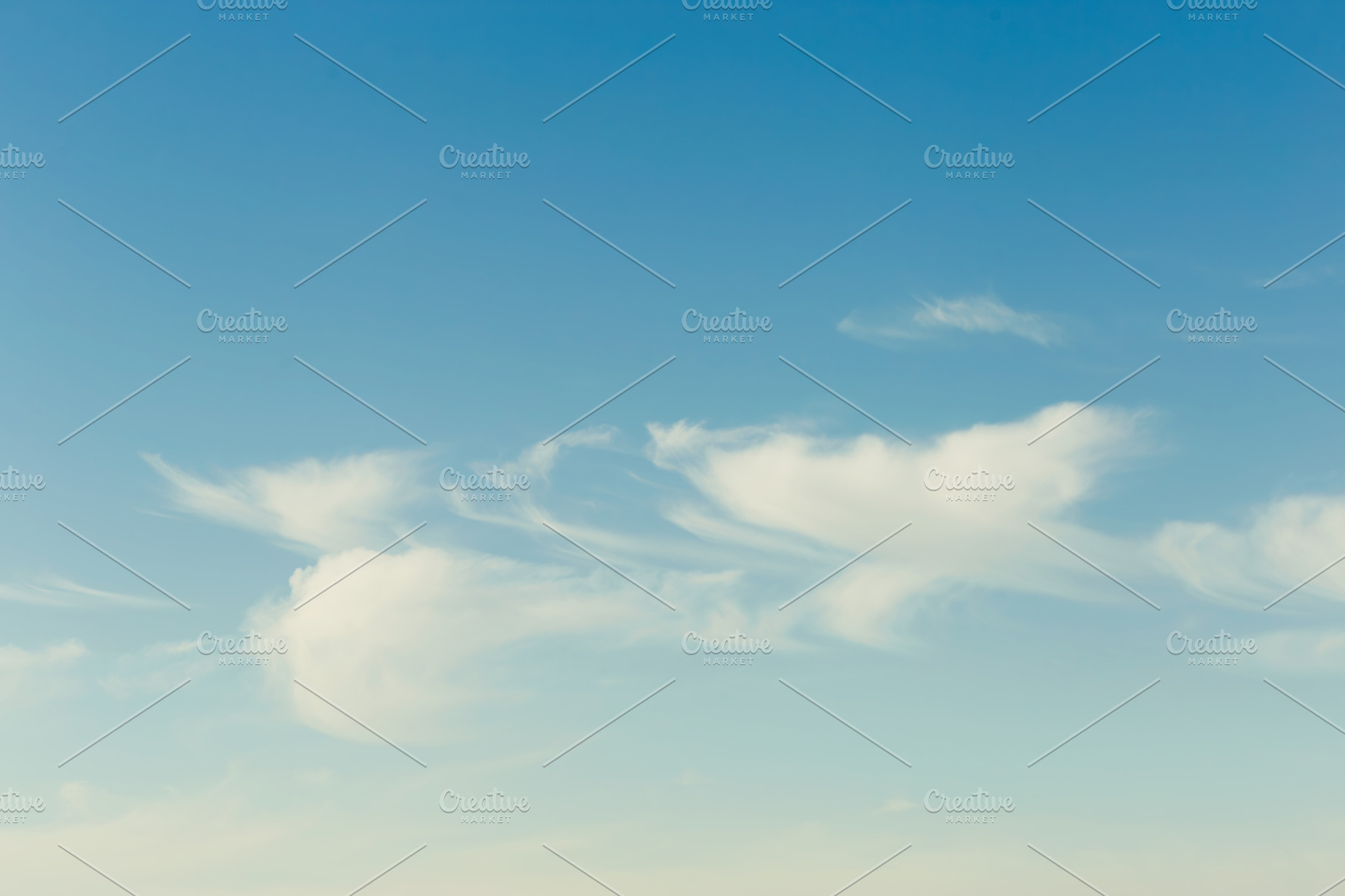 Clouds with blue sky  Background Stock Photos ~ Creative Market