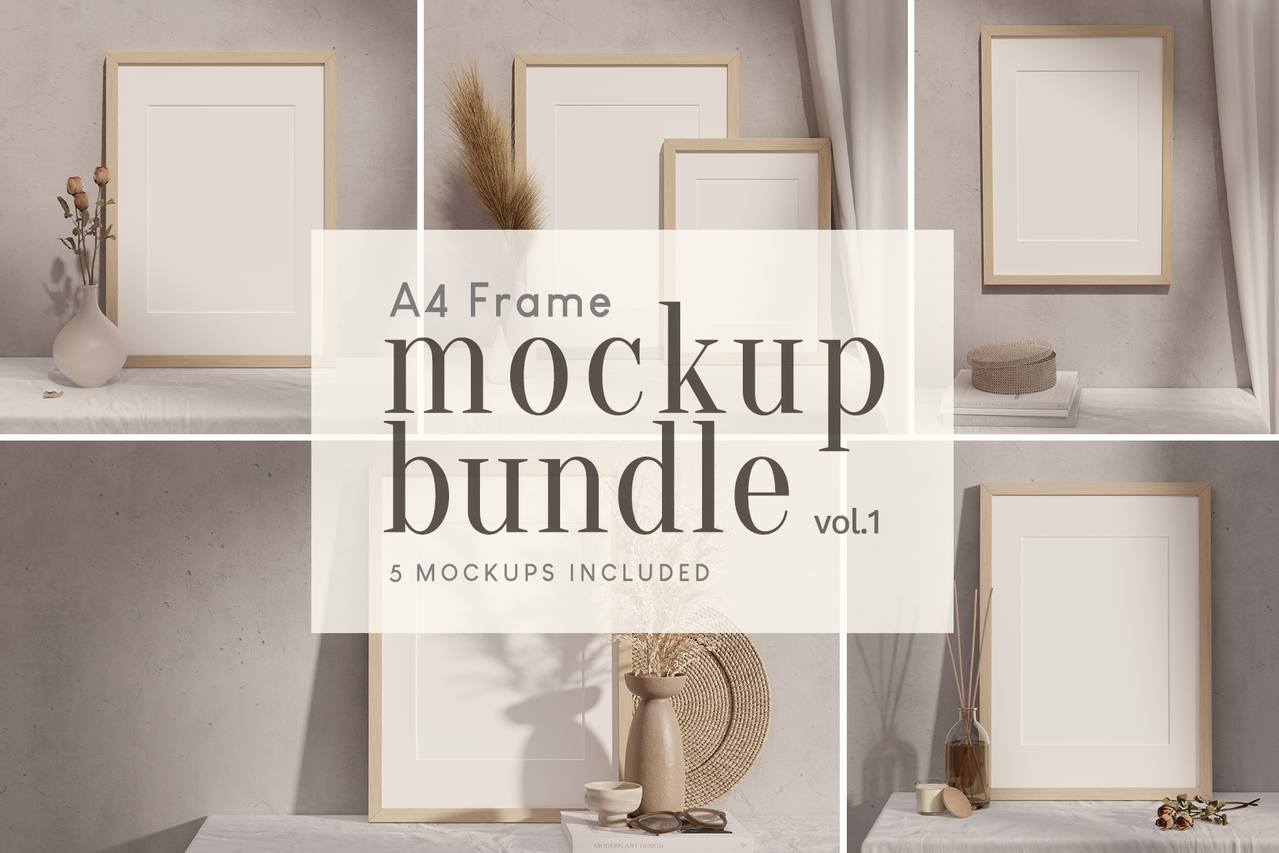 Artwork Frame Mockup Bundle Vol 1 | Creative Market