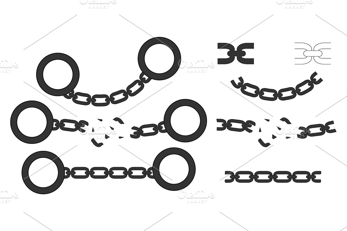 Chains. Vector | Pre-Designed Illustrator Graphics ~ Creative Market