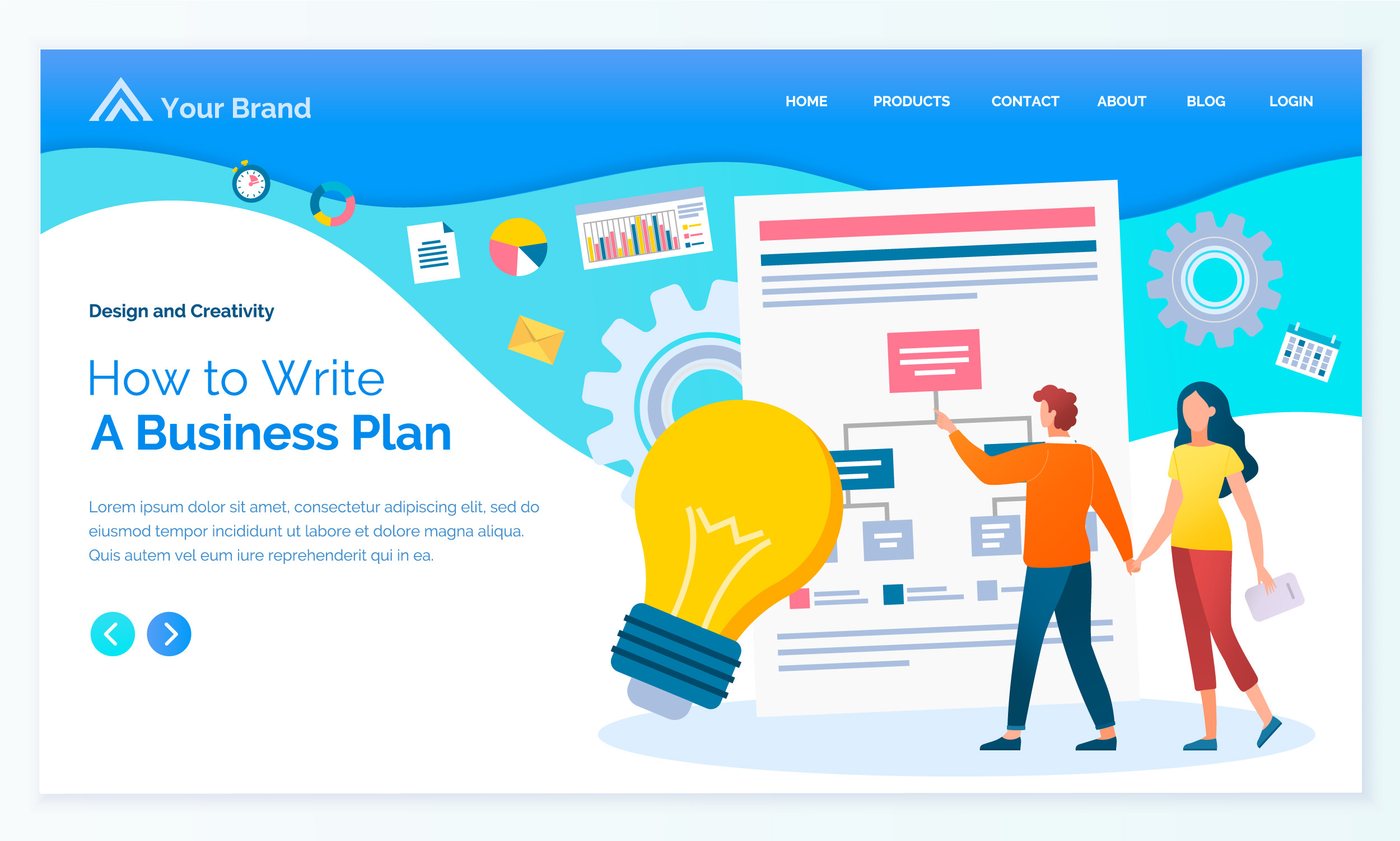 how-to-write-a-business-plan-illustrator-graphics-creative-market