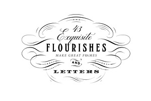 Download Calligraphy Flourish Vintage Pack Pre Designed Photoshop Graphics Creative Market