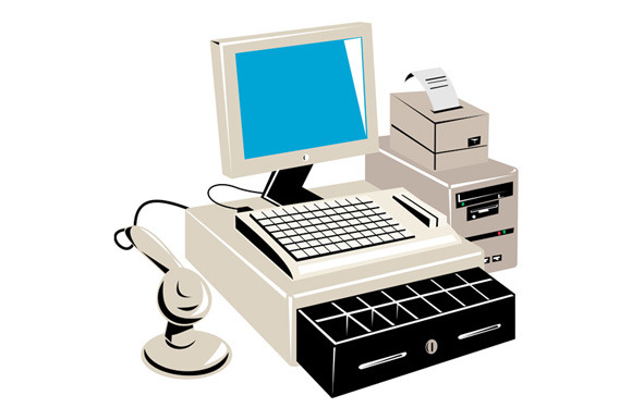 Download Computer Cash Register | Pre-Designed Illustrator Graphics ~ Creative Market