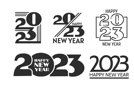 New Year 3D Layered SVG Cut File | Illustrations ~ Creative Market