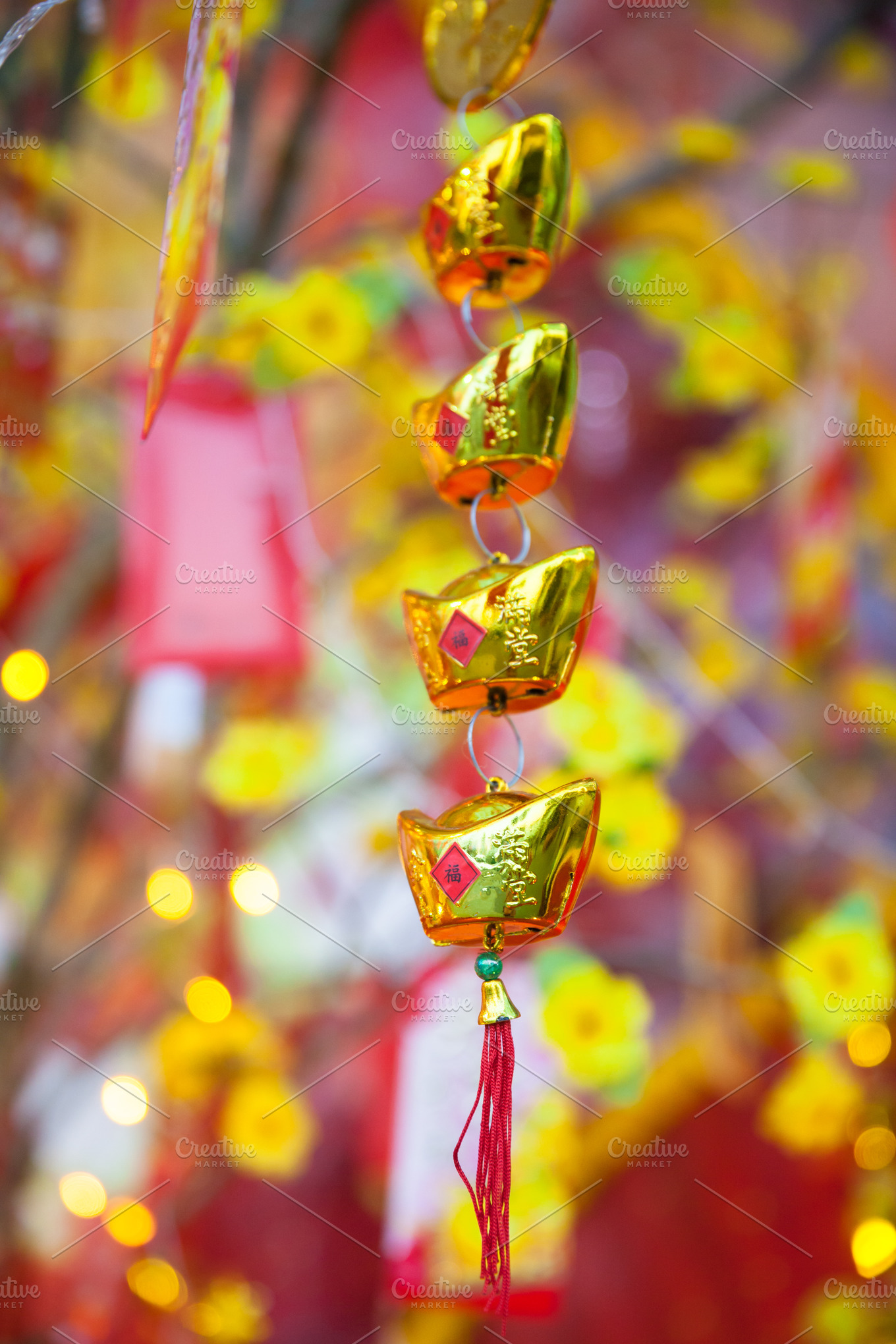 Tet New Year Decorations Vietnam High Quality Holiday Stock Photos Creative Market