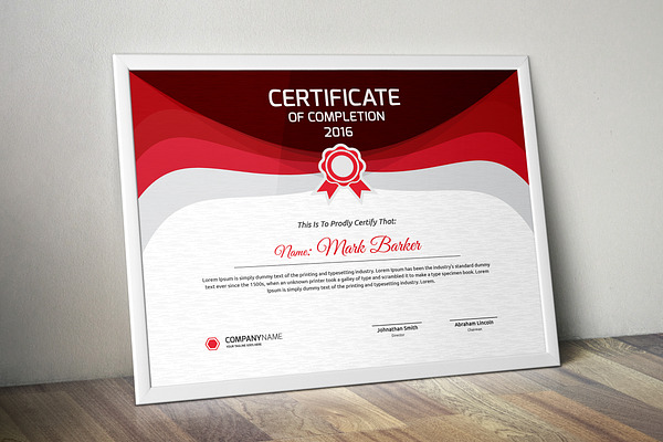 Certificate Creative Illustrator Templates ~ Creative Market 2624