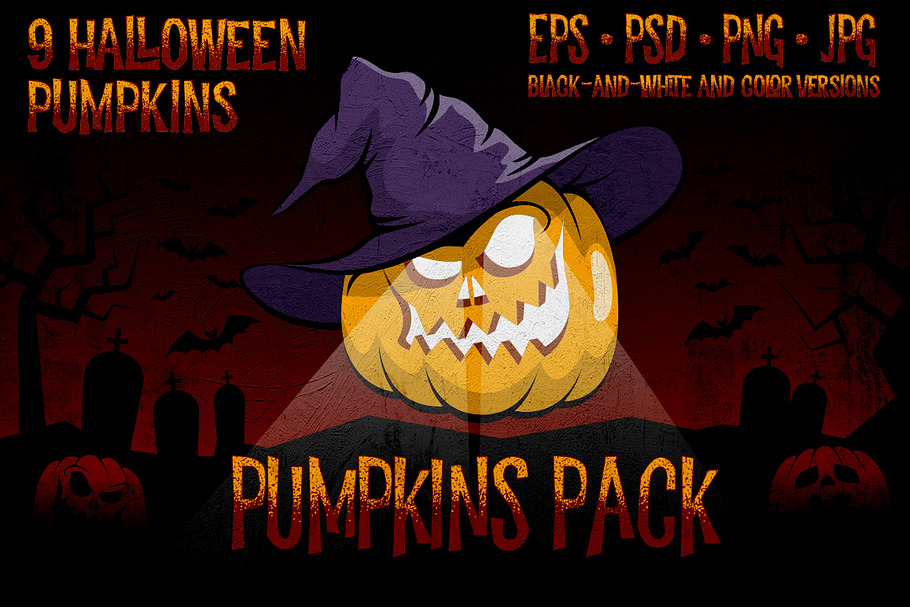 Zombie Beauty Pumpkin Pack. Pumpkin Packaging Design.