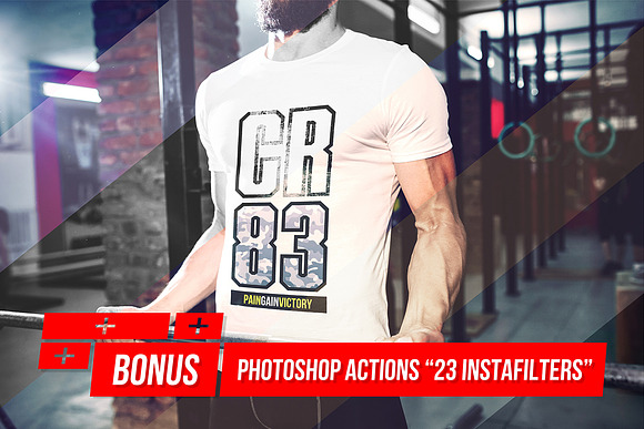 Sport T Shirt Mock Up Creative Photoshop Templates Creative Market