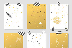 Wonderful Christmas Invitations | Pre-Designed Illustrator Graphics ~ Creative Market