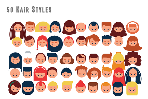 Unlimited Avatar Creator Kit  People icon, Avatar creator, Avatar  characters