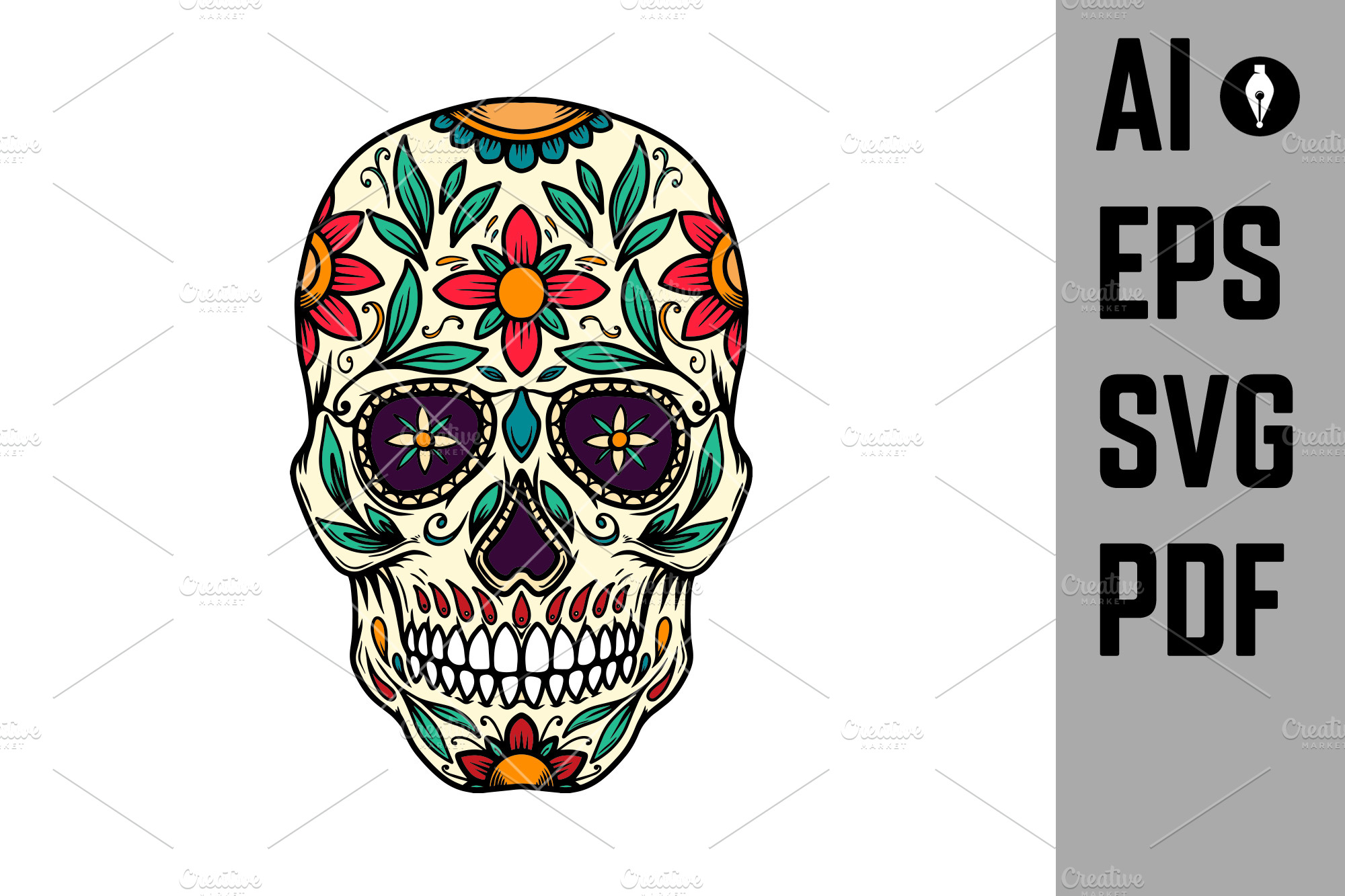 Sugar skull / calavera, Logo design contest