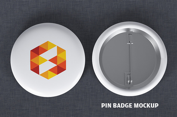 Download Pin Button Badge Mockup Creative Photoshop Templates Creative Market