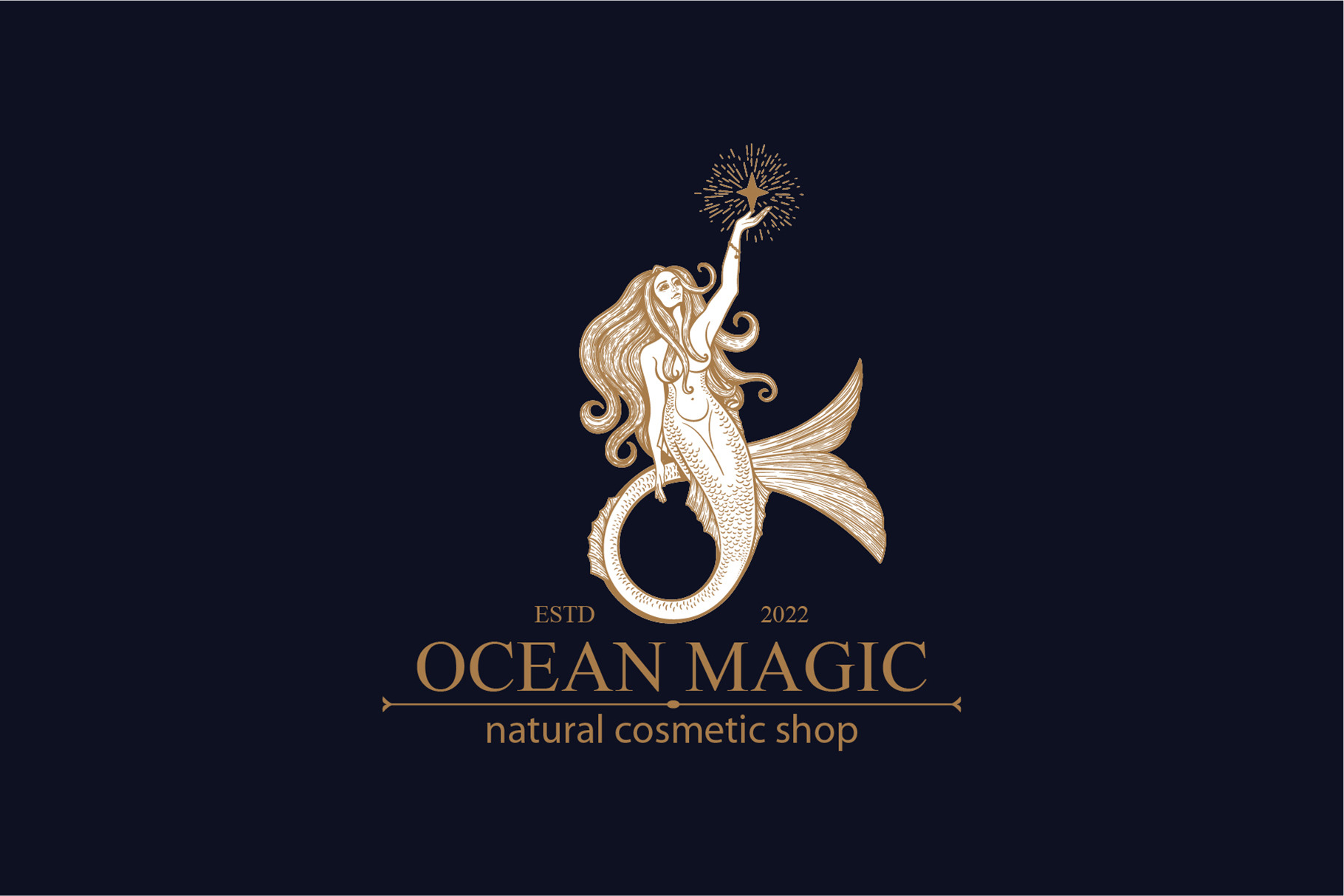 Mermaid logo. Siren and marine girl | Logo Templates ~ Creative Market