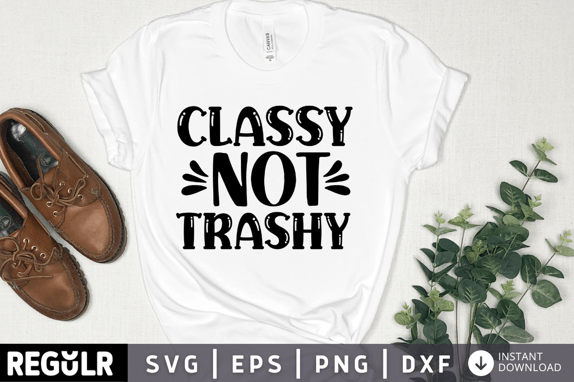 Classy Not Trashy Svg Creative Market 